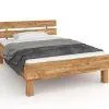 Bett Jasper 90 100 140 180 x 200 cm Eiche massiv geölt Komfortbett mit Kopfteil