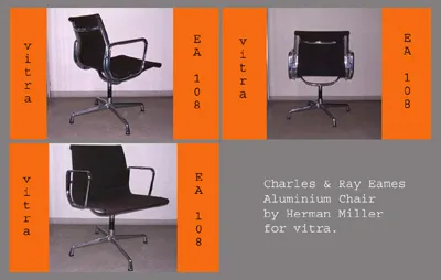 6 x Original Alluminium Group Stuhl EA 108 Charles Ray Eames, vitra Original