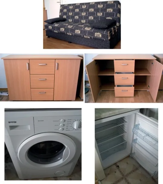 Waschmaschine, Kühlschrank und Möbel zu verkaufen