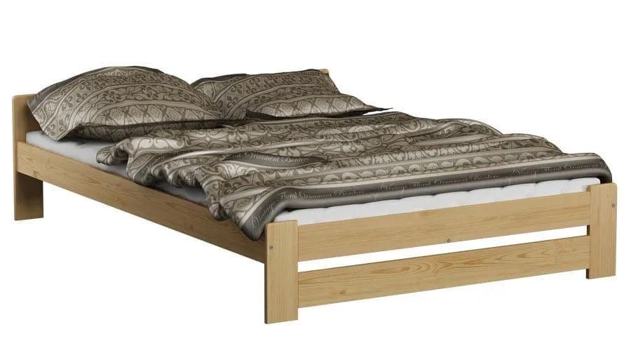 Holzbett aus Kiefernholz KBD 05 180x200 mit Lattenrost Schlafzimmer Bett – Bild 1