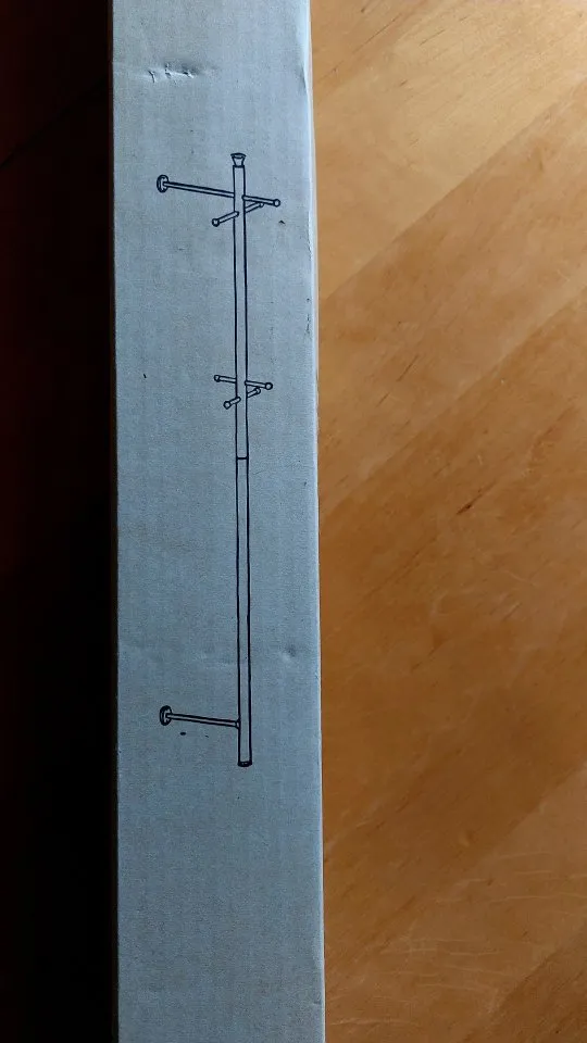 Garderobe, Edelstahloptik, Vercromt