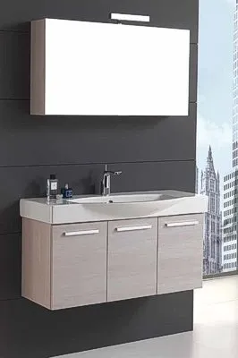 Modernes Badmöbel Manhatten mit Spiegelschrank